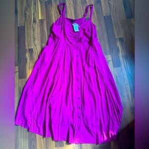 Brand New Torrid Purple sun dress